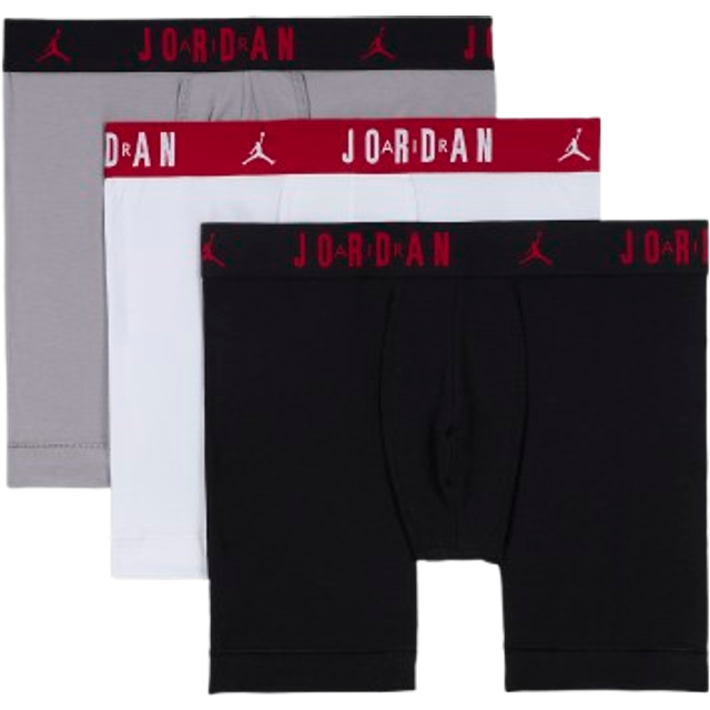 Boxer cotton Jordan JHM Flight Core (x3) - Noir - S