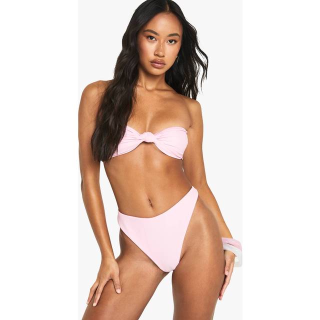 Womens Swimwear Essentials Thong Bikini Bottoms - Pink - 16, Pink