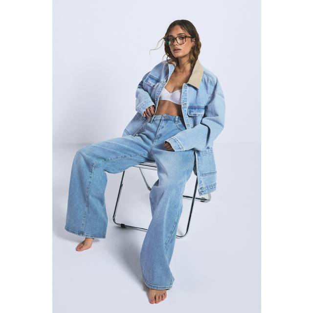 Womens The Low Waist Boyfriend Jean - Grey - 6/32L