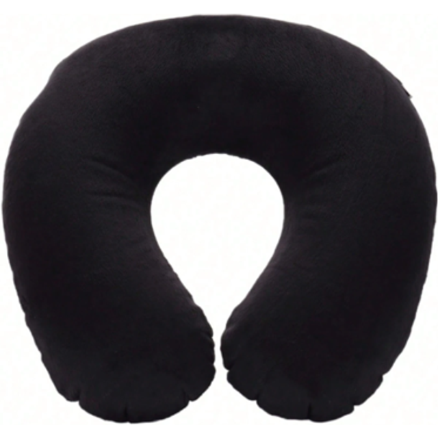 SHEIN 1pc Travel Pillow Neck Pillow Airplane Pillow Travel Car Home Office Travel Neck Flight Pillow Snap Button With Soft Cover, U Shaped Neck Pillow Porta