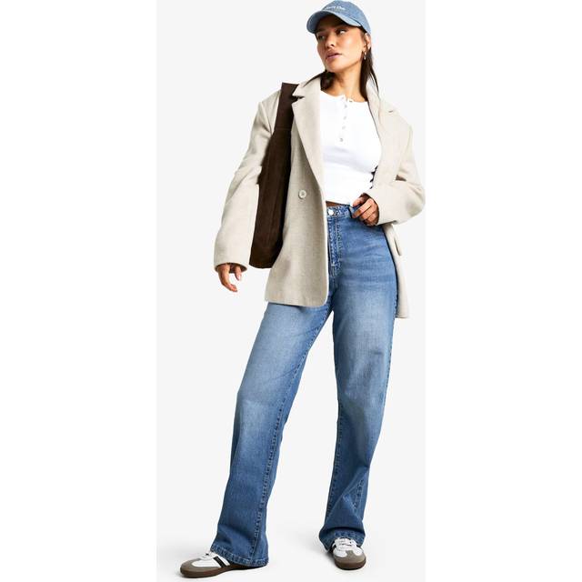 Womens Tall Basic Straight Leg Jean - Light Wash - 12/34L