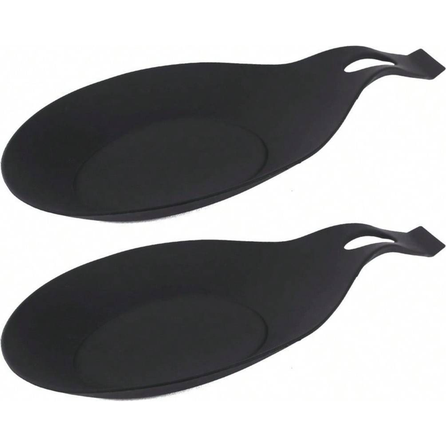 SHEIN 2 Pcs Spoon Holder Easy-To-Clean Insulated Spoon Rest,Kitchen,Christmas Gift Back To School