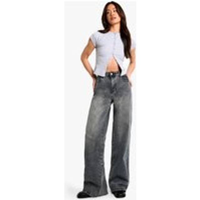 Womens The Tall Low Waist Boyfriend Jean - Grey - 8/34L
