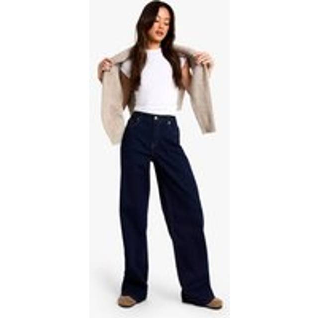 Womens The Tall Low Waist Boyfriend Jean - Blue - 18/34L