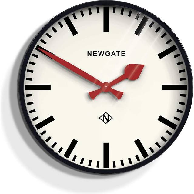 Newgate Putney Wall Clock, 45cm, Black