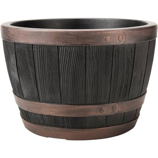 Stewart 40cm Blenheim Half Barrel Pewter