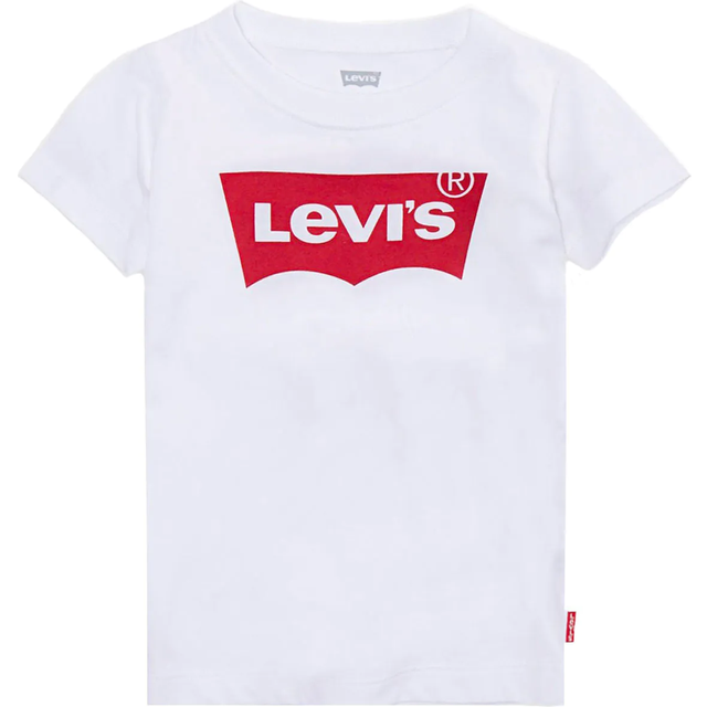 Levi's Boys Short Sleeve Batwing T-Shirt - White, White, Size 14 Years - 14 YEARS