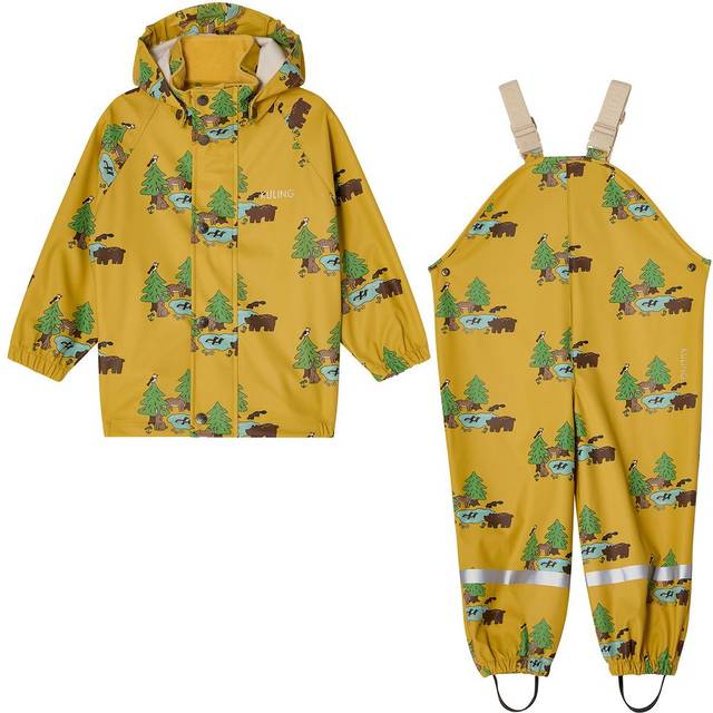 Kuling San Marino Ofodrat Regnställ Swedish Landscape 86/92 cm  Gul  86/92 cm  Unisex