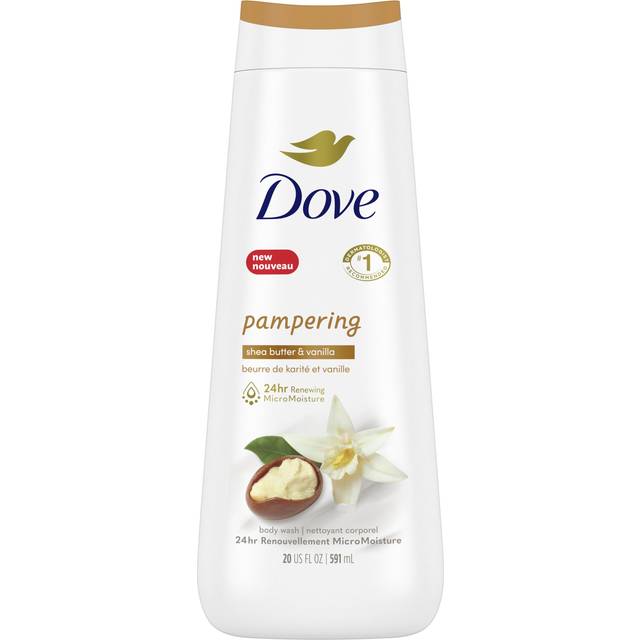 Dove Pampering Advanced Care Body Wash Shower Gel 400ml