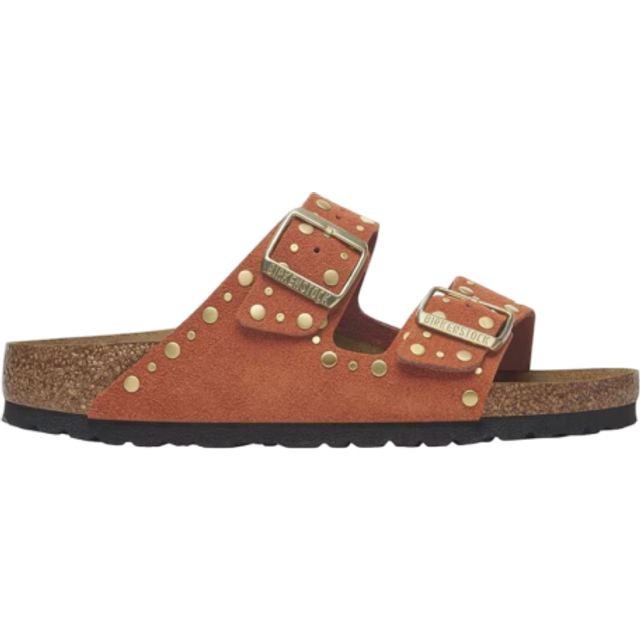 BIRKENSTOCK  Mules / Casual Shoes Arizona Rivet LEVE Dark Rust  - 7 - Brown - 7
