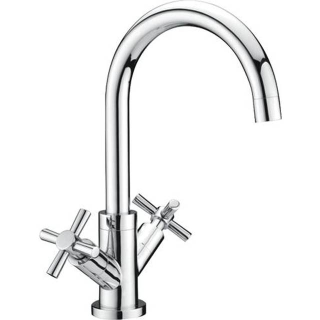 RAK Ceramics London Cross Head Kitchen Sink Mixer Tap | Chrome | Metal | 160mm x 320mm x 207.5mm