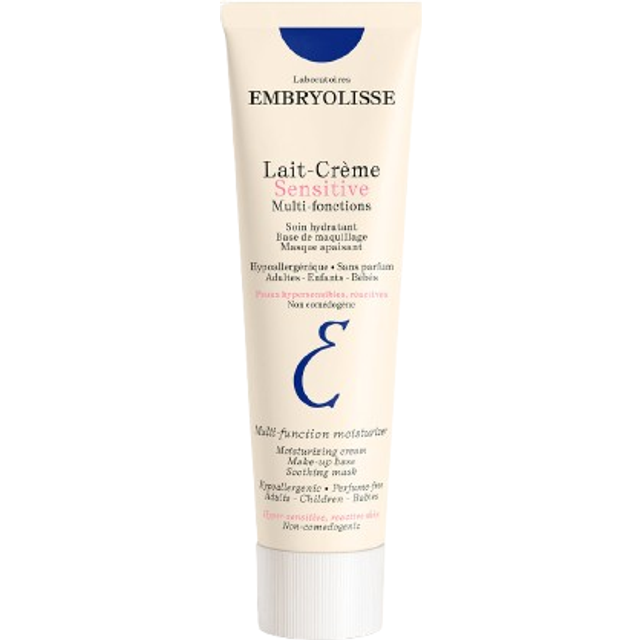 Embryolisse Lait-CrÃ¨me Sensitive Fragrance-Free Daily Moisturizer for Face & Body 100mL | Hydrating Cream for Sensitive Skin