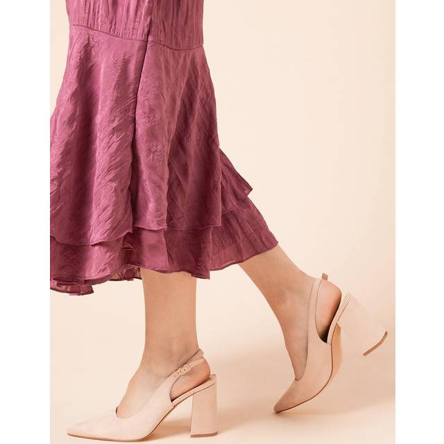 Dorothy perkins blush court shoes womens daywear heels