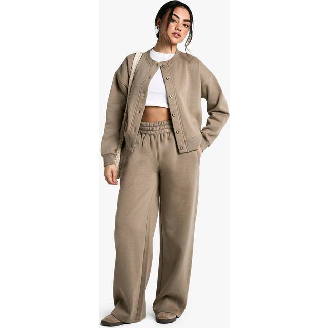 Womens Wide Leg Jogger - Green - S