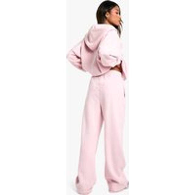 Womens Gothic Stitching Straight Leg Jogger - Pink - L, Pink