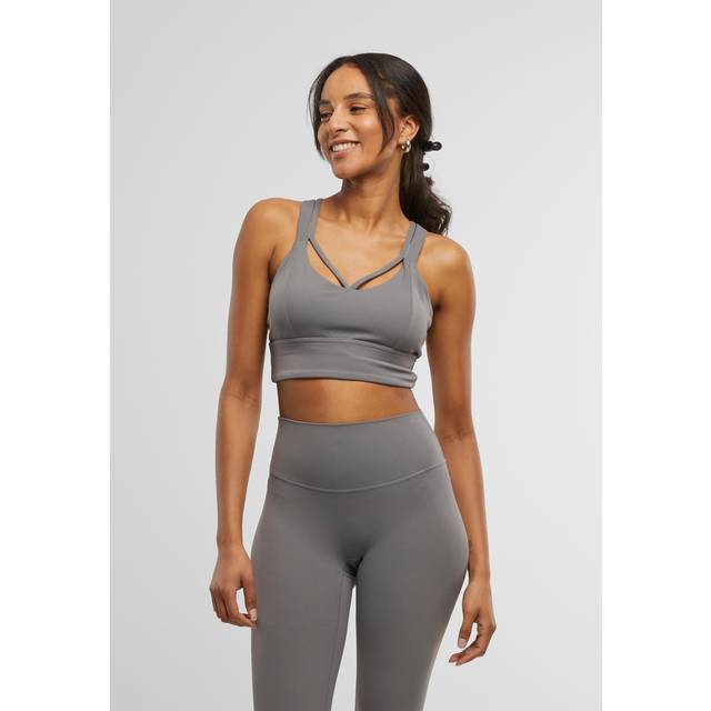 UC Yoga UC Sports Bra Crossed Gray / L Sport-bh