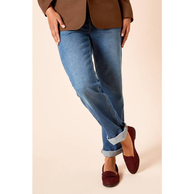 Dorothy Perkins Oxblood Loafers Womens Casual Flats