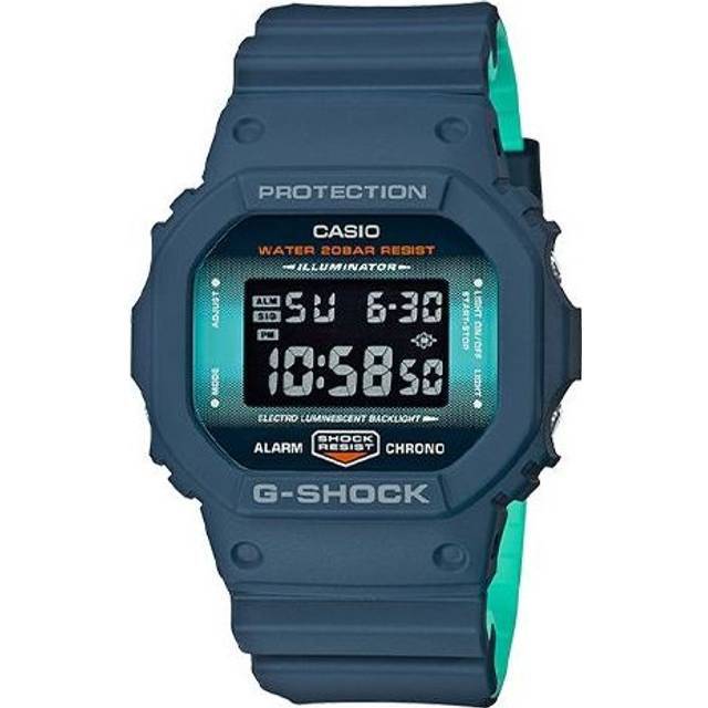 CASIO G-Shock Square 'Blue' DW-5600CC-2DR - Free