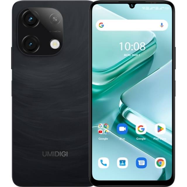 [HK Warehouse] UMIDIGI G9T, 4GB+128GB, Face ID & Side Fingerprint Identification, 6.75 inch Android 14 UNISOC T606 Octa Core, Network: 4G (Galaxy Black)