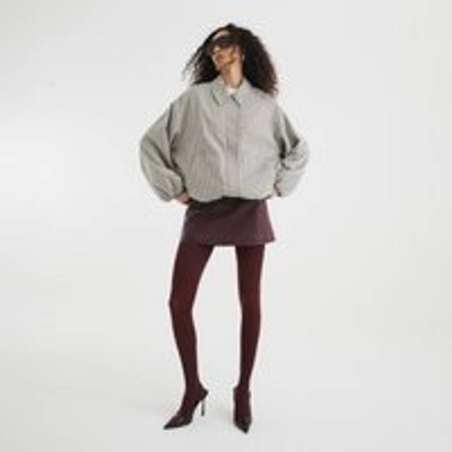 River Island Womens Premium Burgundy Leather Mini Skirt - Red - 10