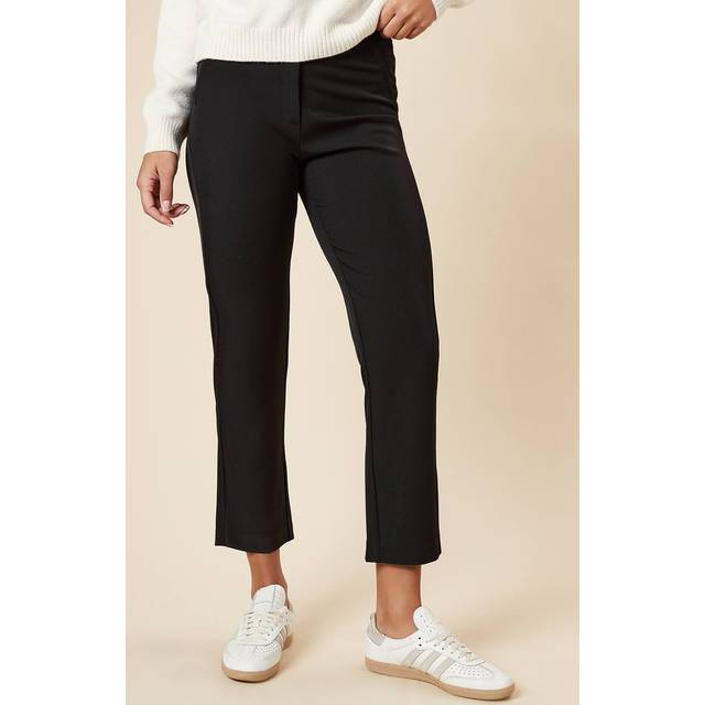 Womens Straight Ankle Grazer Trouser - Black - 10