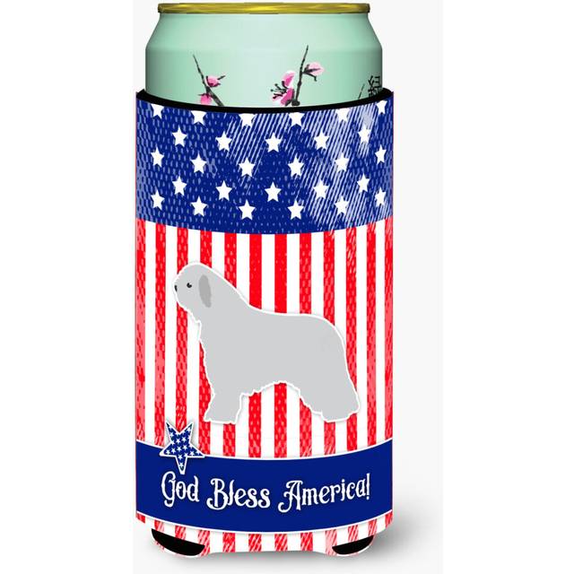 Caroline's Treasures USA Patriotic Spanish Water Dog Beverage Insulator Hugger  Tall Boy  Multicolor