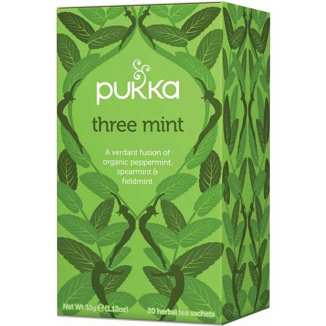 Peppermint infusion loose tea bags herbal mint caffeine free - knightsbridge