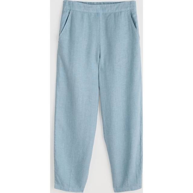 Noweth Linen Trousers - Blue Fog