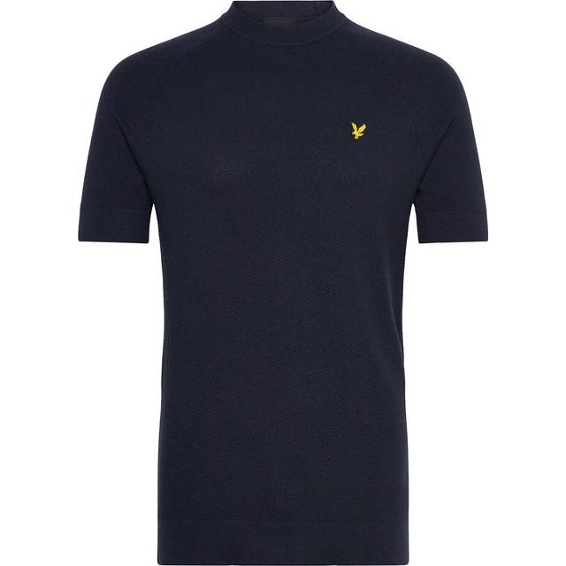 Lyle & Scott Cotton & Linen Blend Regular Fit Knitted T-Shirt