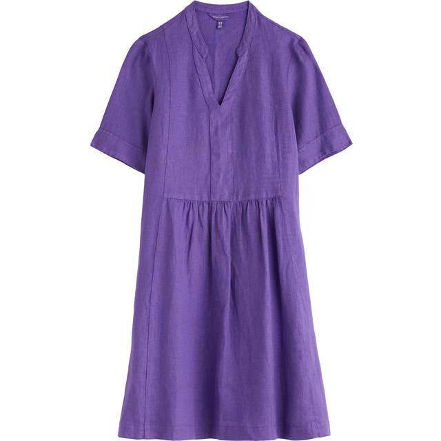 Draw Kiln Linen Dress - Pansy
