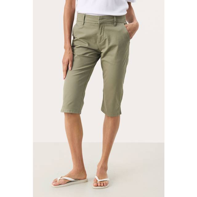 Part Two, Byxor, Dam, S, Cropped Vetiver Byxor - green (S)