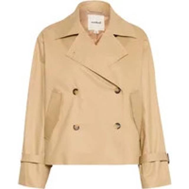 Soaked in Luxury, Kappa, Dam, S, Bomull, Kort Trenchcoat Curds & Whey