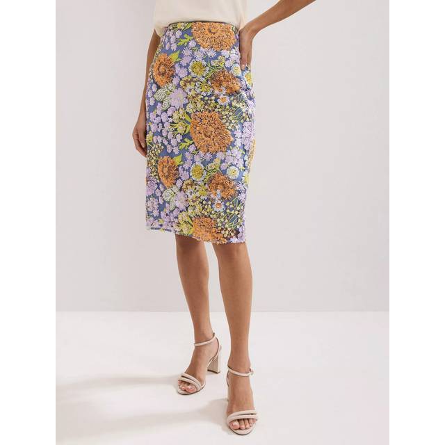Phase Eight Alessandra Floral Knee Length Pencil Skirt