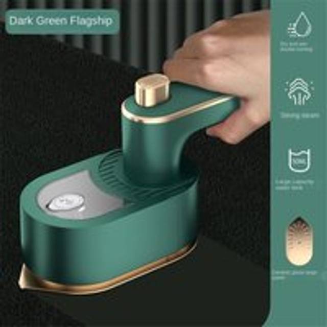 Portable foldable handheld electric iron, hanging suitable for home/travel/university EU plug