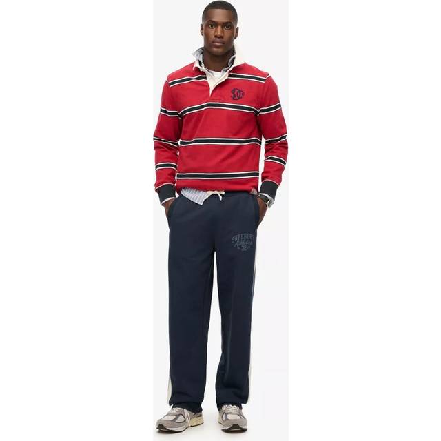 Superdry Athletic Essentials Straight Joggers, Eclipse Navy
