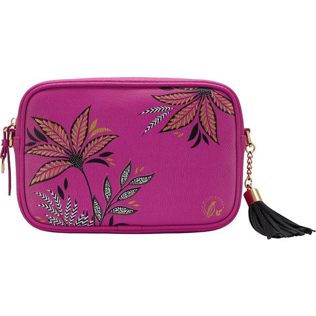 Sara Miller Pink Botanic Crossbody Camera Bag