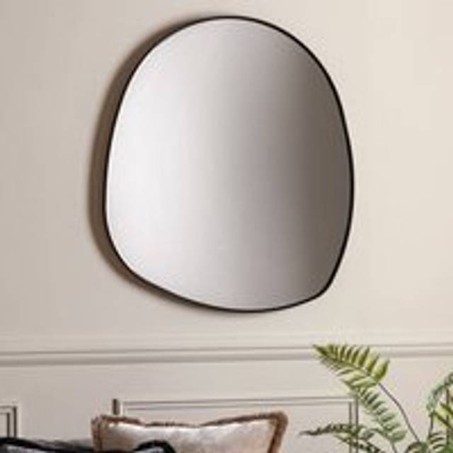 Holworth Pebble Mirror - Black