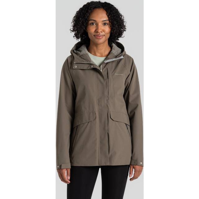 Craghoppers Womens Caldbeck II Waterproof Jacket: Wild Olive: 14 Size: