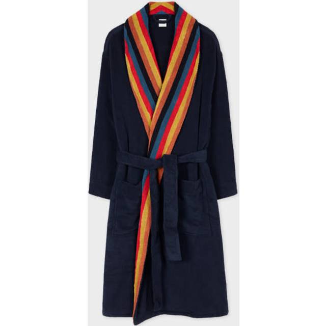 Paul Smith Navy 'Artist Stripe' Dressing Gown Multicolour