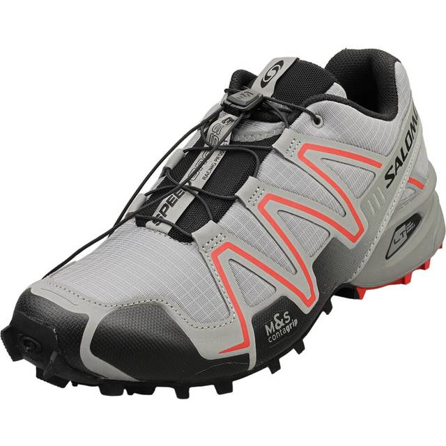 Salomon Speedcross 3 Reflect Unisex Running Trainers In Grey Red - 10 Uk