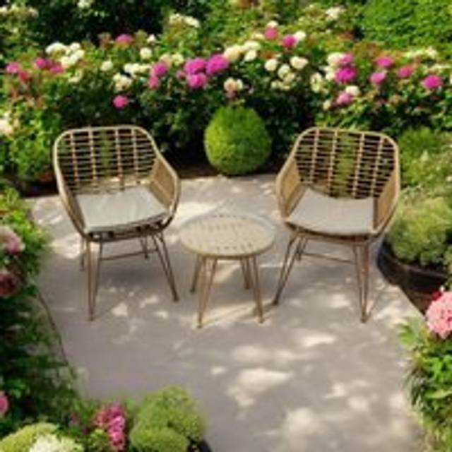 Minster Stylish Living MSL Rattan Bistro Set, Multi