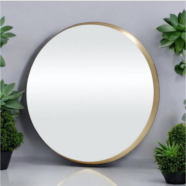 Minster Stylish Living Msl 60 X 60Cm Mirror, Gold