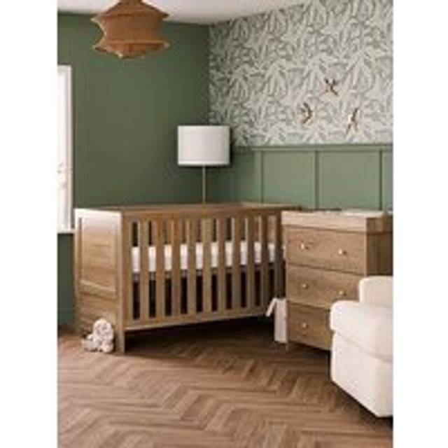 Obaby Nika 2 Piece Room Set - Oak Brown 70 x 140 cm