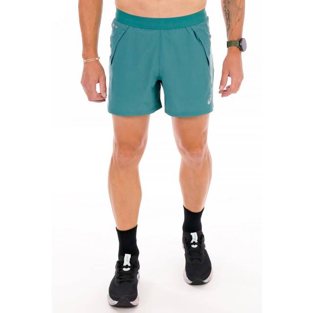 ASICS Road 5in Running Shorts Men - Turquoise, Size S - turquoise