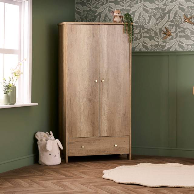 Obaby Nika Double Wardrobe - Oak - Oak / One Size