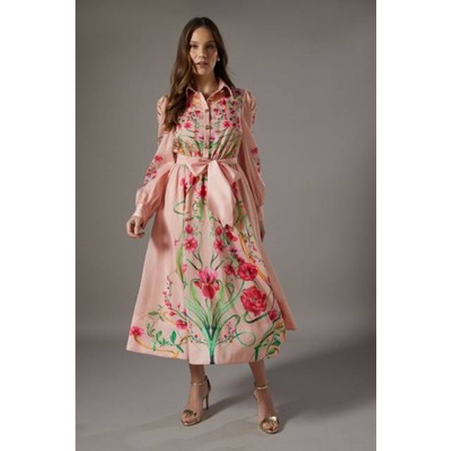 Coast blush midi dress womens occasion dresses