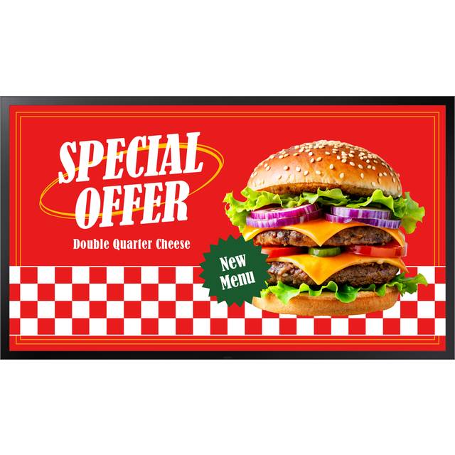 Samsung 55" OH55DX outdoor signage display with 24/7 operating time