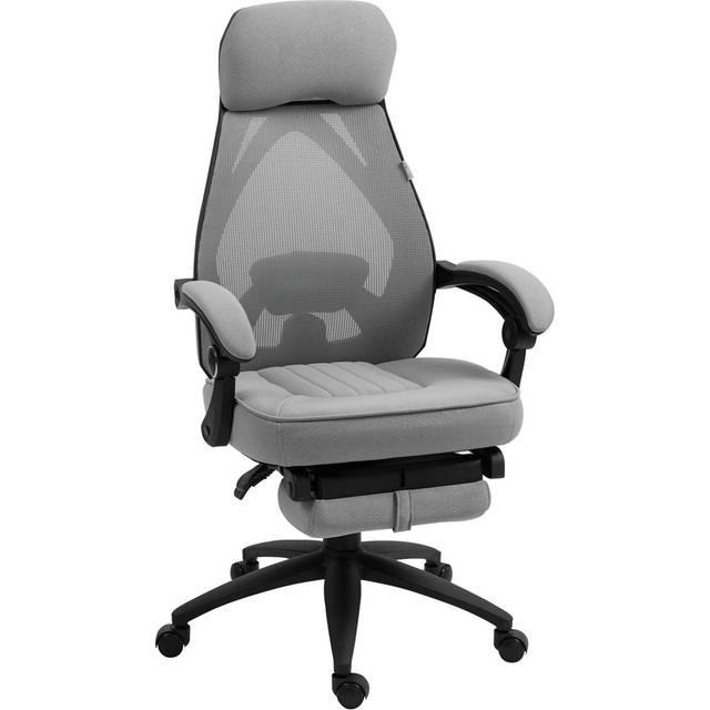 Amarjeet Mesh Desk Chair - Grey (123cm H X 68cm W X 64cm D)