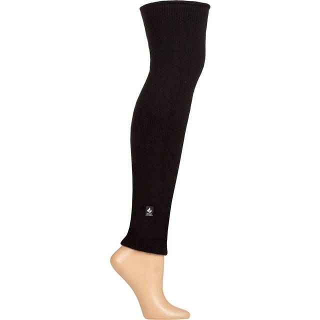 Mens and Women's 1 Pair SOCKSHOP Heat Holders IOMI FootNurse Original 2.3 TOG Knee and Leg Warmers Black One Size