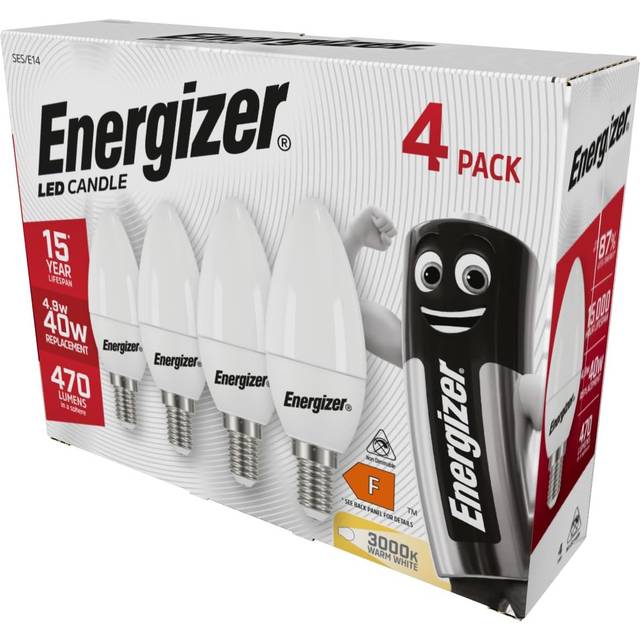 Energizer® S14330 LED SES (E14) Opal Candle Non-Dim Bulb Warm Whi ...